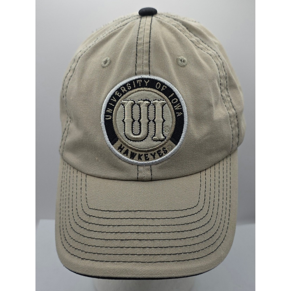 University‎ of Iowa Hawkeyes Team Starter Cap Hat Strapback Beige Black NCAA